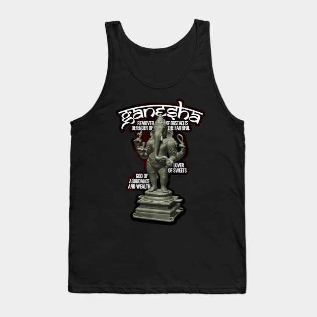 Ganesha Remover of Obstacles Tank Top by LaughingCoyote